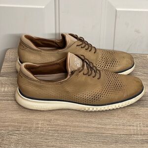 Cole Haan Men's 2.0 ZERØGRAND Perforated Leather Oxfords Shoes Sneakers‎ Sz 10M